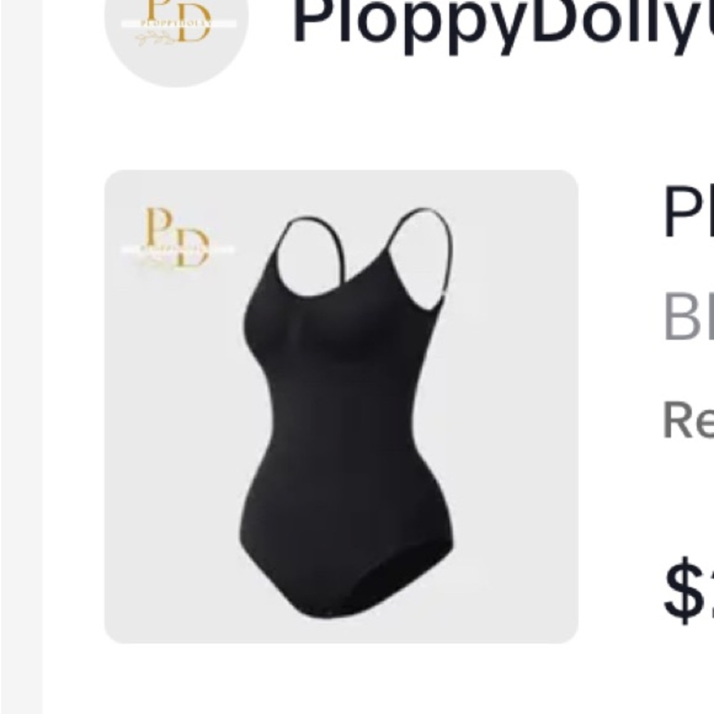 Shapewear Black Bodysuit